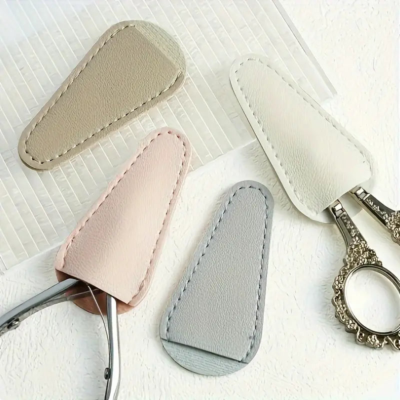 Funda de piel sintética para tijeras