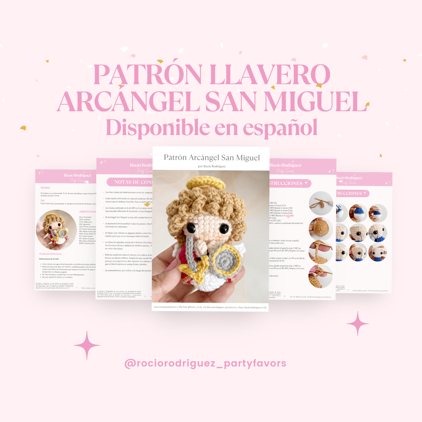Patrón en ESPAÑOL Arcángel San Miguel