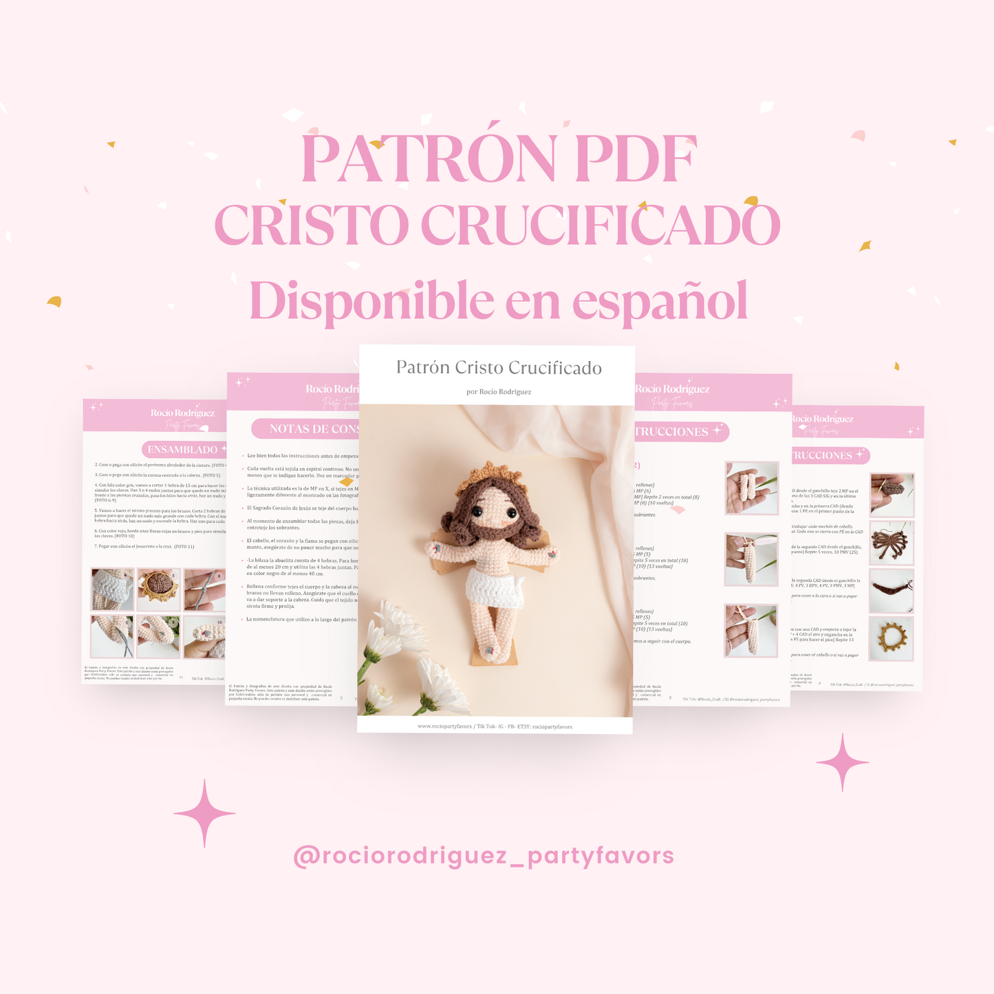 Patrón en ESPAÑOL Cristo Crucificado