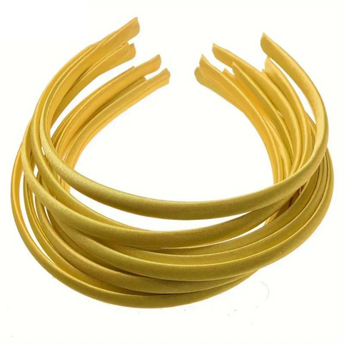 Diademas satinadas 1 cm