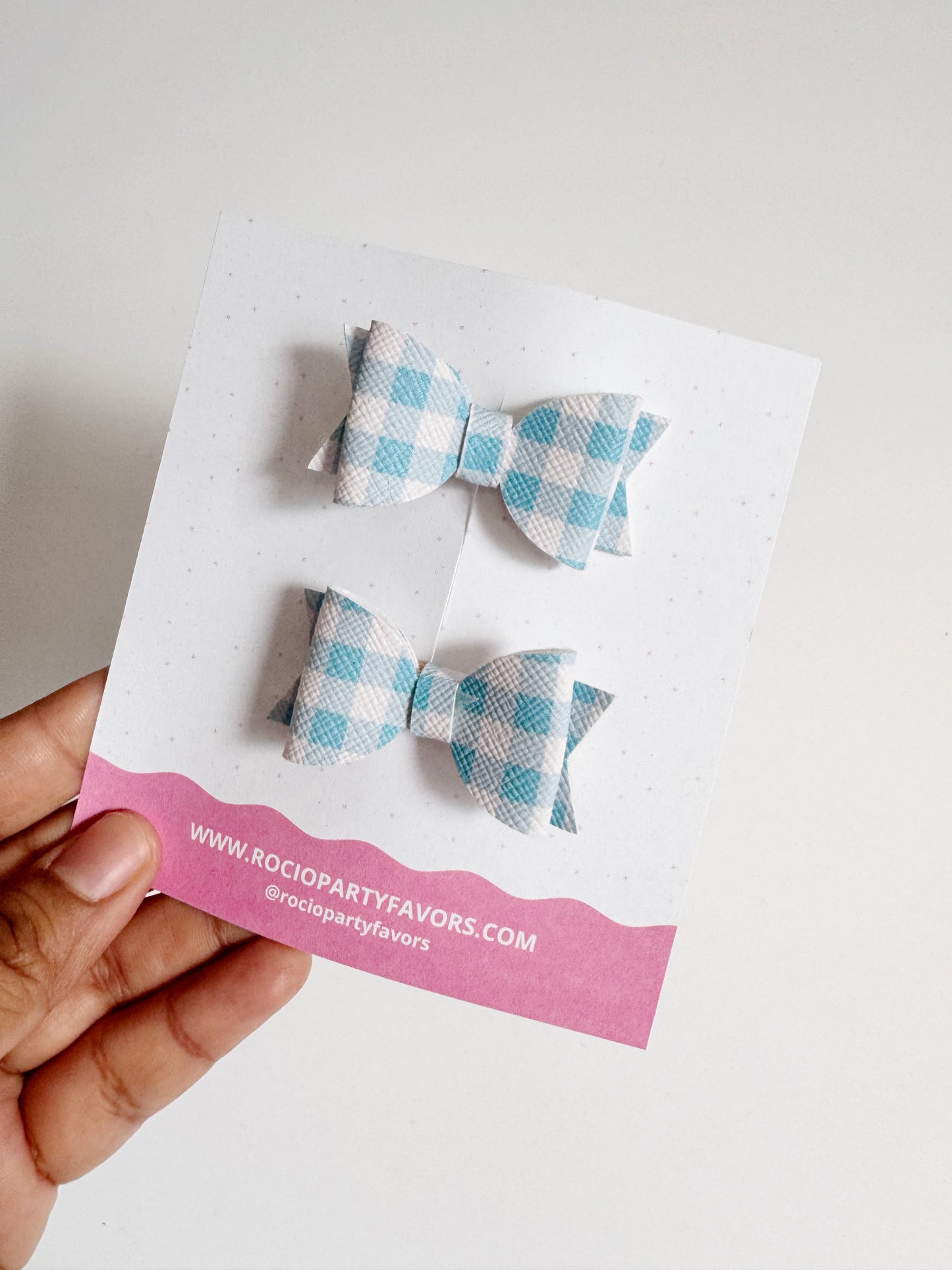 Mini bow cuadros (en par)