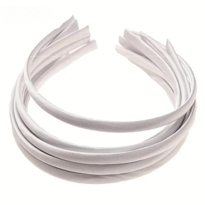 Diademas satinadas 1 cm