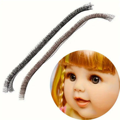 Tira pestañas postizas para amigurumis