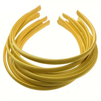 Diademas satinadas 1 cm