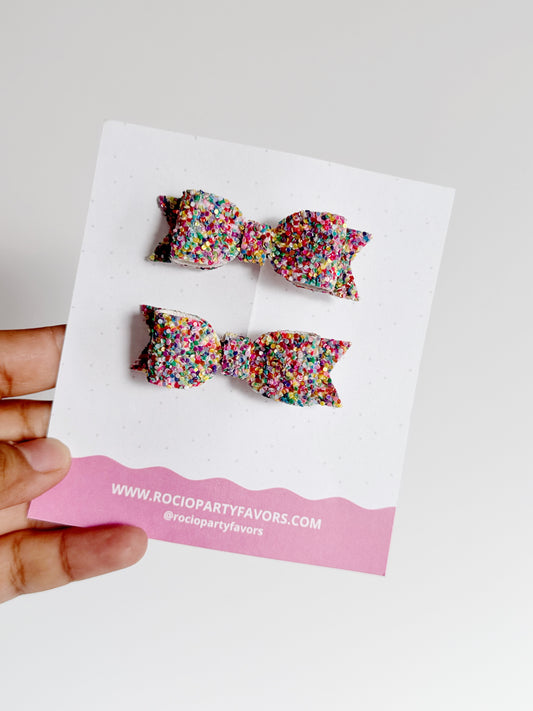 Par mini Carlota chunky glitter