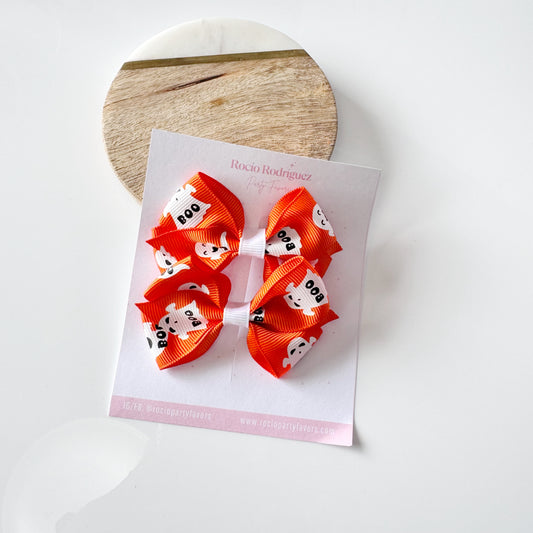 Moñitos de halloween en par