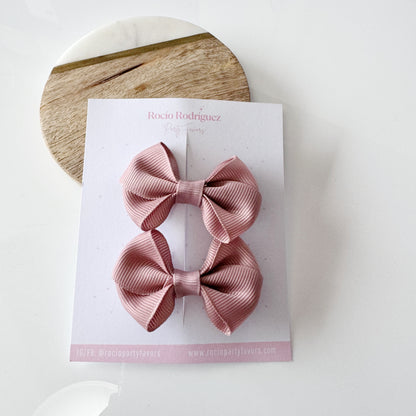 mini bow doble en par