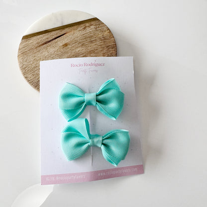 mini bow doble en par