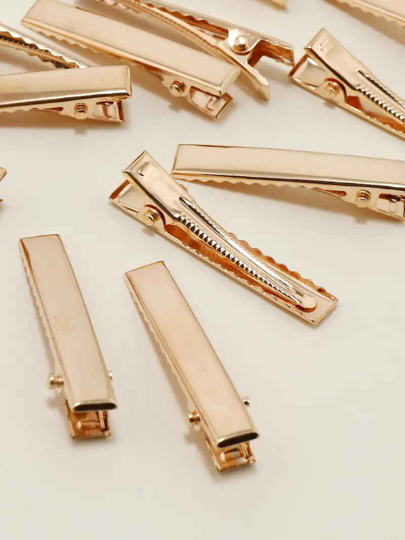 Clip de metal dorado 4cm